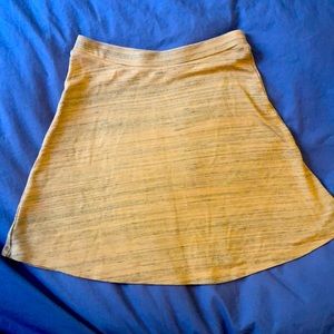 Marigold colored American Apparel skirt, size SM